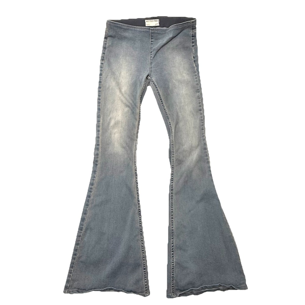 Free People We The Free Jayde Flare‎ Jeans Ridge Gray Size 28